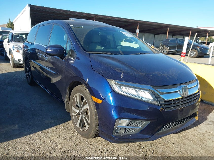 Vin: 5fnrl6h96jb002519, lot: 46227737, honda odyssey elite 2018 img_1