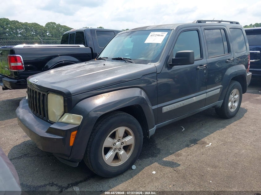 Vin: 1j4pp2gk9aw156253, lot: 46227745, jeep liberty sport 20102