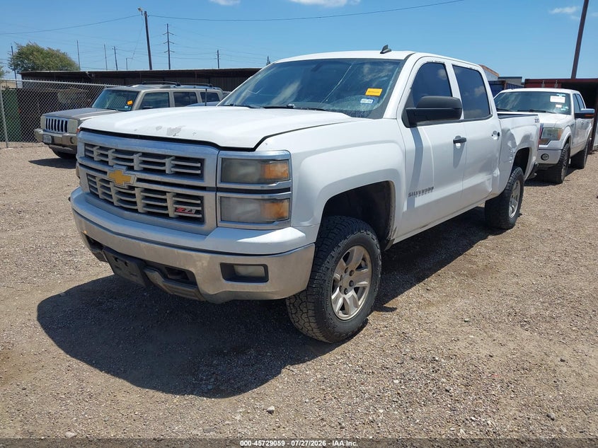 Vin: 3gcukrec6eg394822, lot: 46227758, chevrolet silverado 1500 lt 20142