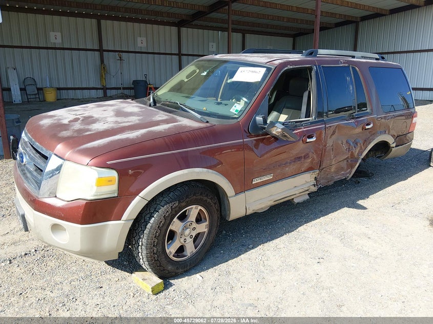 2007 Ford Expedition, Left Side, IAAI, VIN 1FMFU17537LA63815 — photo 2