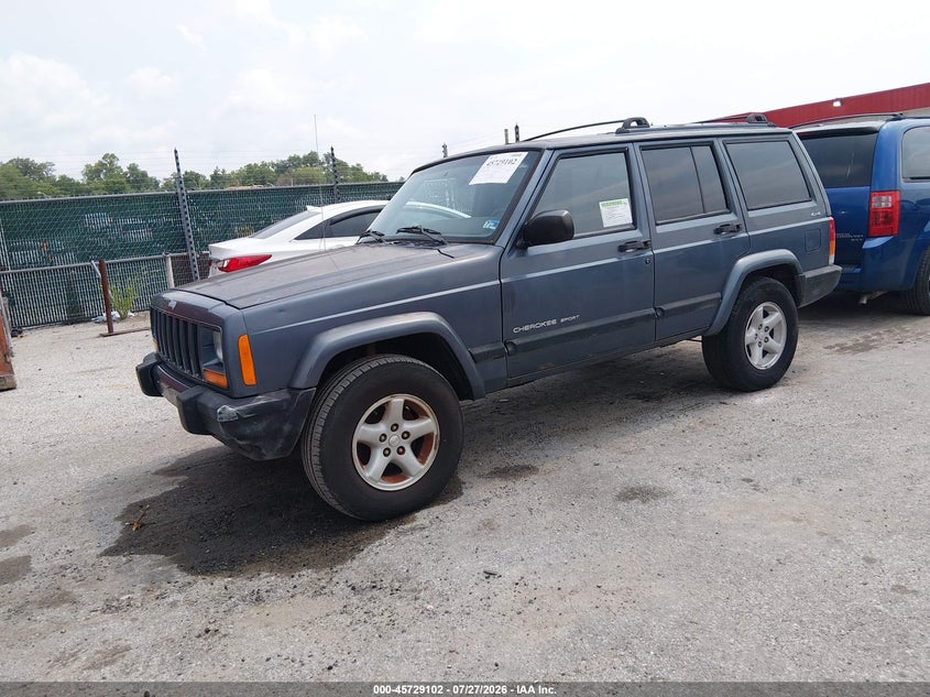 2001 Jeep Cherokee, Обычный износ, IAAI, VIN 1J4FF48S21L579380 — фото 2
