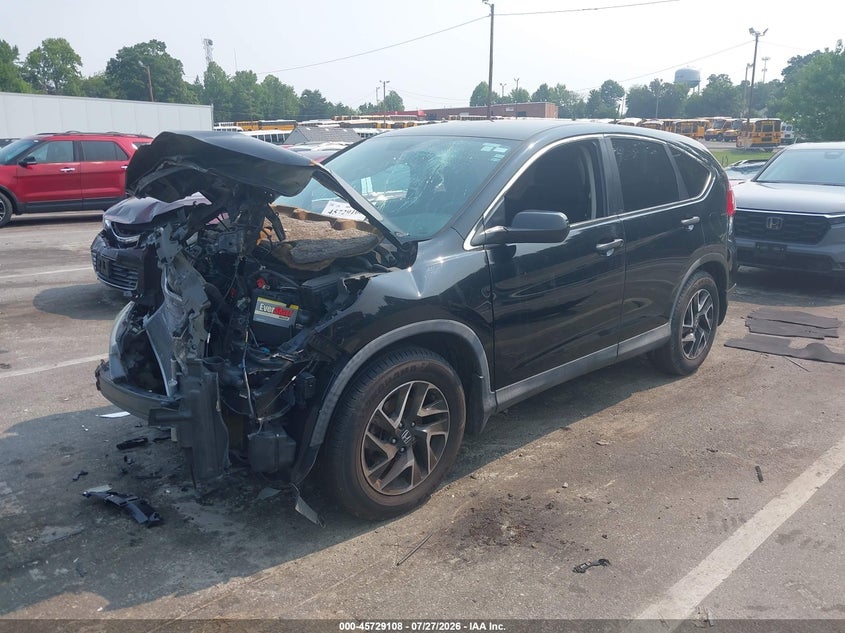 Vin: 2hkrm3h47gh568831, lot: 46227807, honda cr-v se 20162