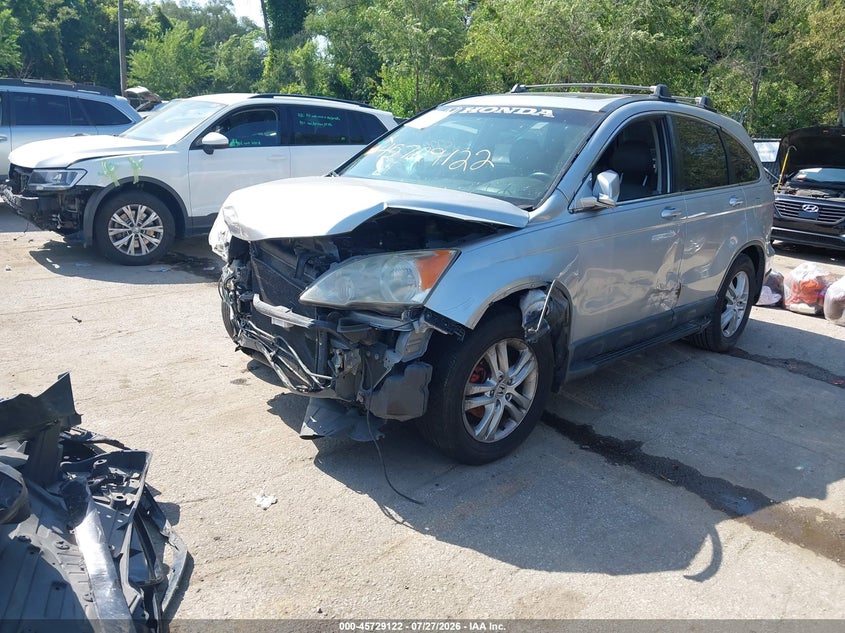 Vin: jhlre3h71ac003536, lot: 46227821, honda cr-v ex-l 20102