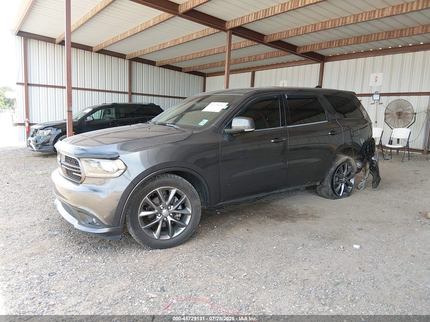 Vin: 1c4rdhdgxhc869507, lot: 46227830, dodge durango gt rwd 20172