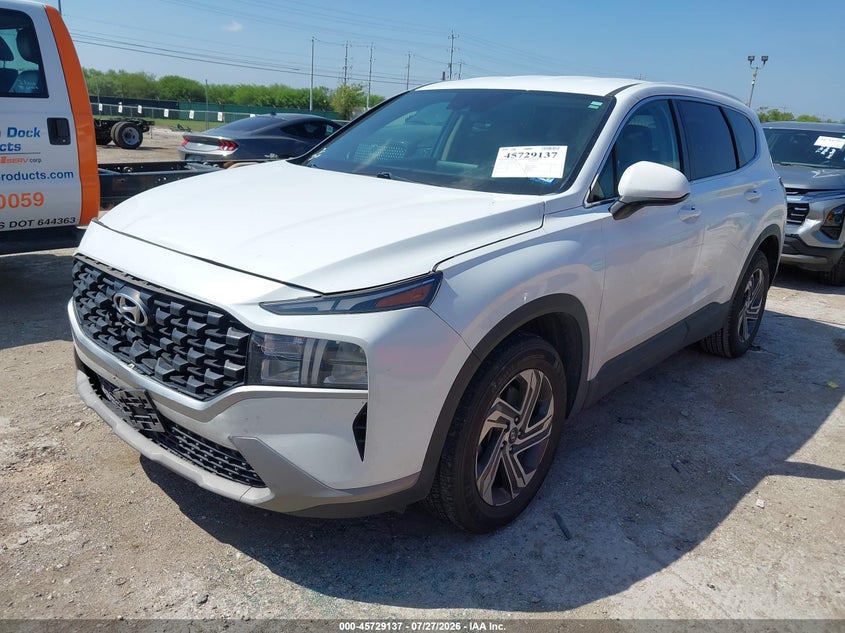 2021 Hyundai Santa Fe, Undercarriage, IAAI, VIN 5NMS14AJ4MH338639 — photo 2