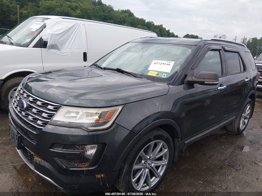 Vin: 1fm5k8f82gga71208, lot: 46227845, ford explorer limited 20162