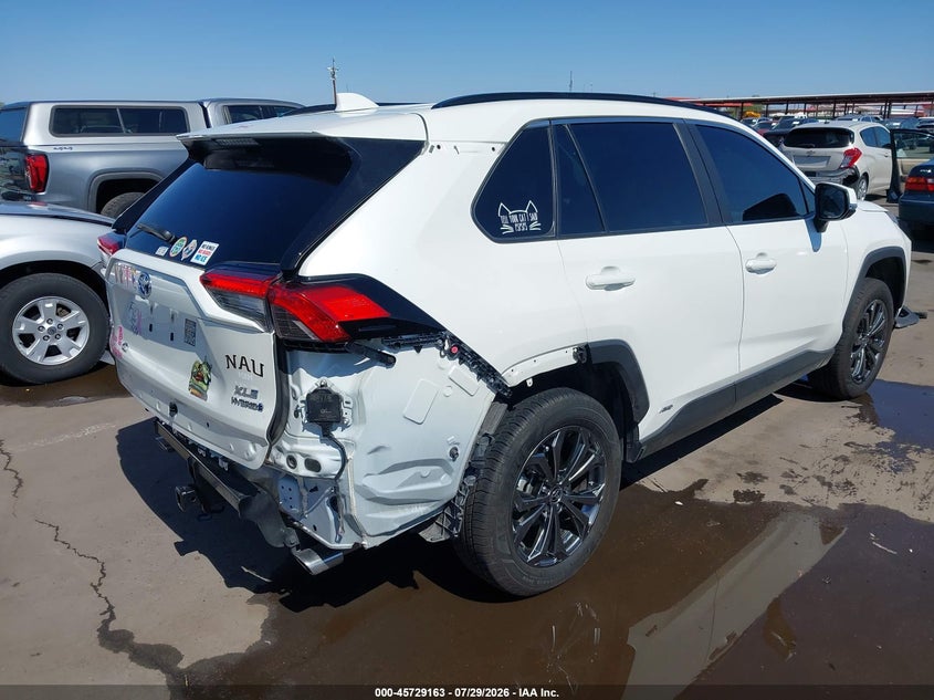 Vin: jtmb6rfv7nd535566, lot: 46227862, toyota rav4 hybrid xle premium 20224