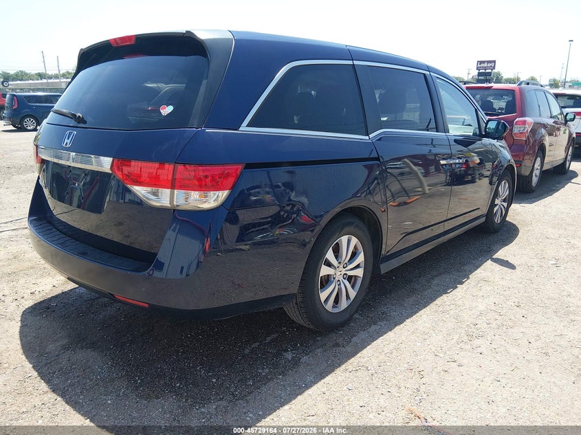 Vin: 5fnrl5h62hb021370, lot: 46227863, honda odyssey ex-l 20174