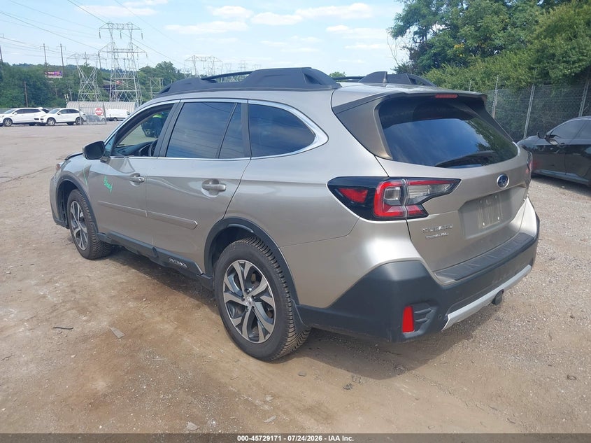Vin: 4s4btalc2l3204275, lot: 46227870, subaru outback limited 20203