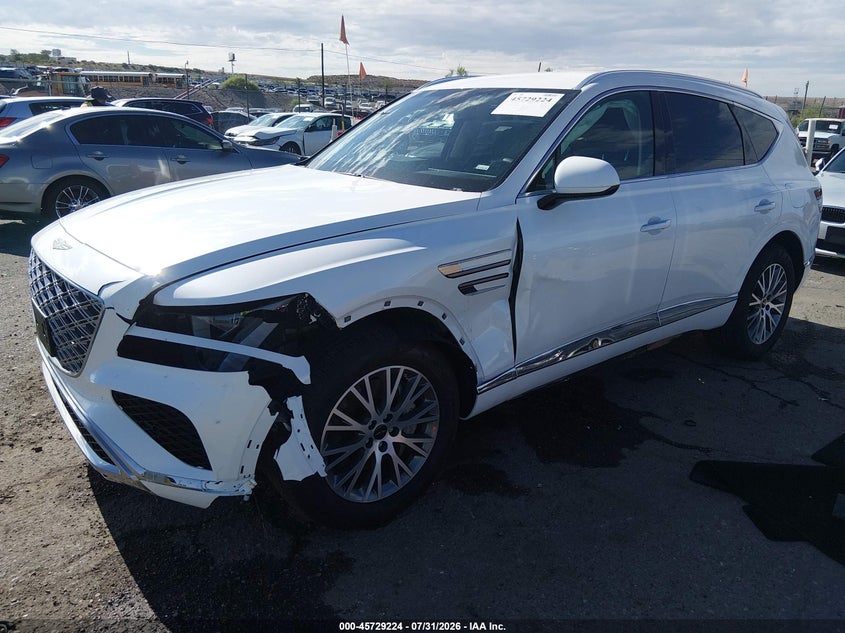 Vin: kmuhfesb4tu354305, lot: 46227923, genesis gv80 2.5t awd 20262
