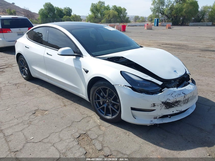 Vin: 5yj3e1eb4mf869609, lot: 46227950, tesla model 3 long range dual motor all-wheel drive 20211