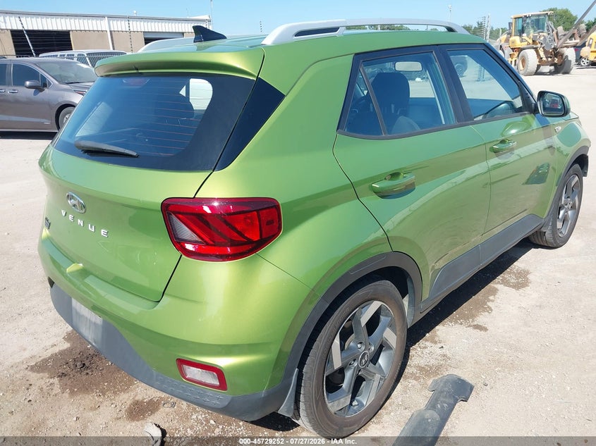 Vin: kmhrc8a33nu159743, lot: 46227951, hyundai venue sel 20224