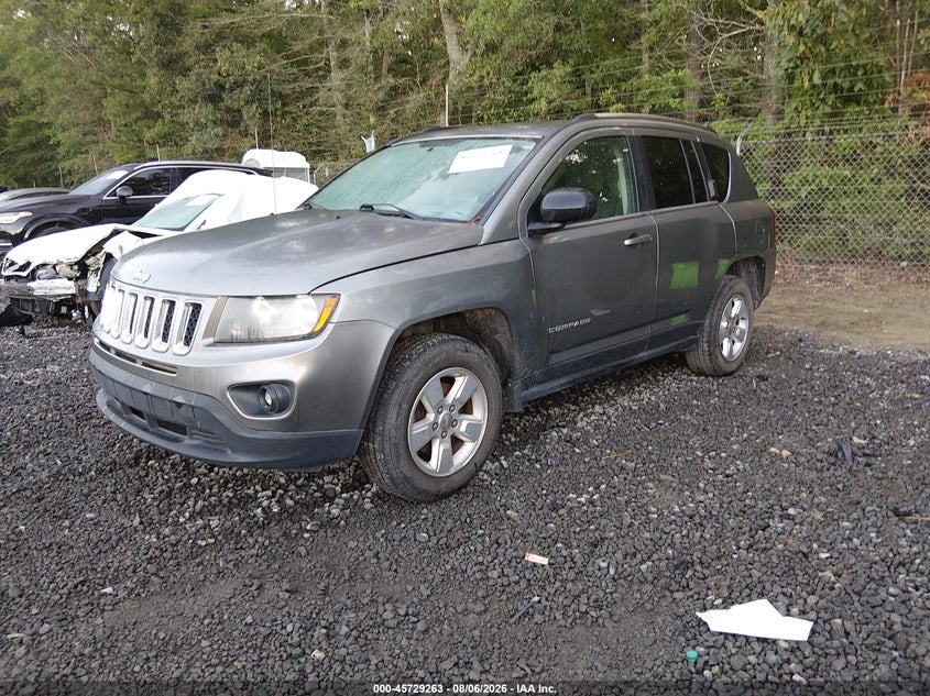 Vin: 1c4njcbaoed545612, lot: 46227962, jeep compass sport 20142