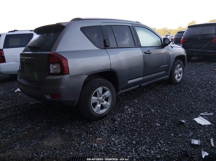 Vin: 1c4njcbaoed545612, lot: 46227962, jeep compass sport 20144