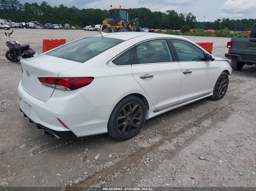 Vin: 5npe34ab1jh699700, lot: 46227981, hyundai sonata limited 2.0t 20184
