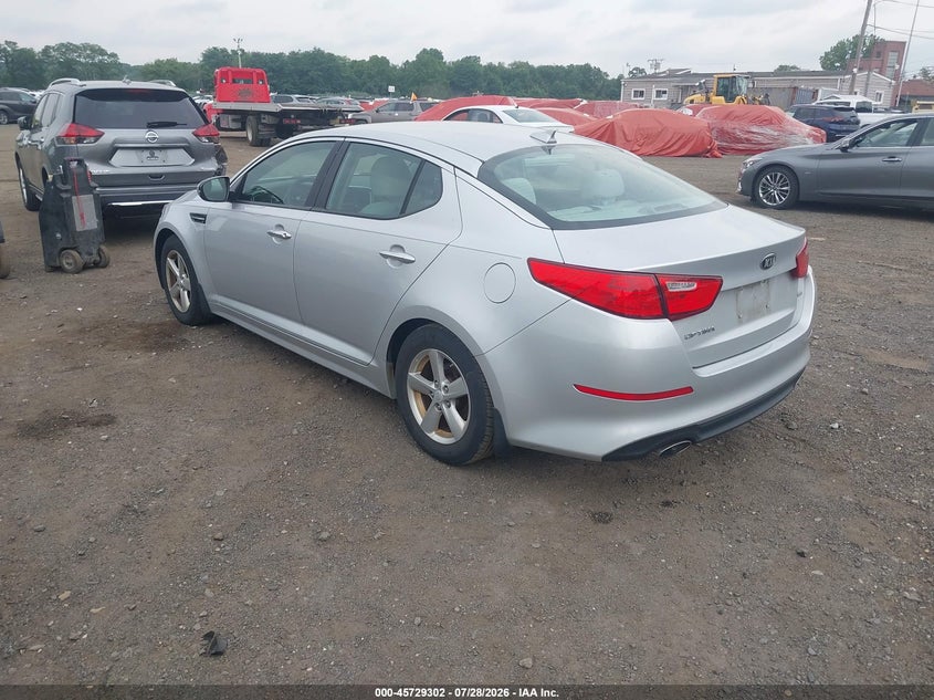 Vin: 5xxgm4a79eg264331, lot: 46228001, kia optima lx 20143