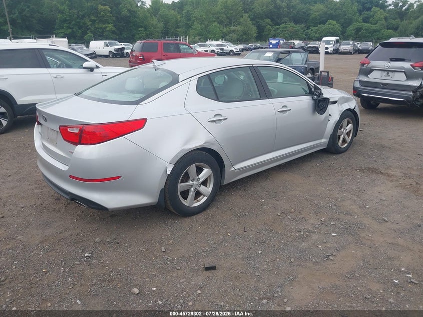 Vin: 5xxgm4a79eg264331, lot: 46228001, kia optima lx 20144