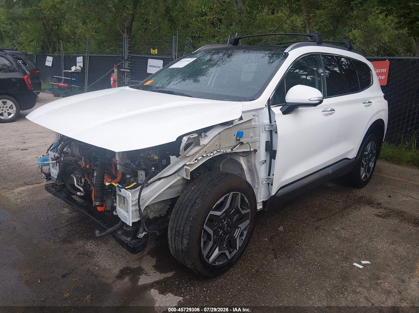Vin: km8s5da10nu040261, lot: 46228005, hyundai santa fe hybrid limited 20222