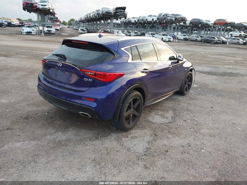Vin: sjkch5cp3ha020189, lot: 46228023, infiniti qx30 premium 20174