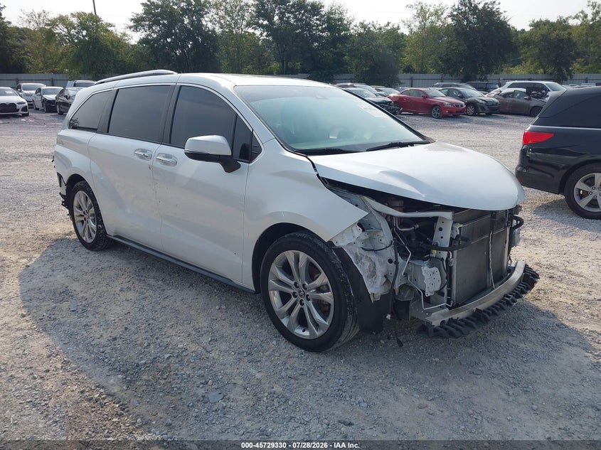 Vin: 5tderkec4ns085598, lot: 46228029, toyota sienna platinum 2022 img_1
