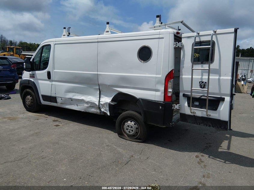 Vin: 3c6lrvag6me520090, lot: 46228038, ram promaster 1500 low roof 136 wb 20213