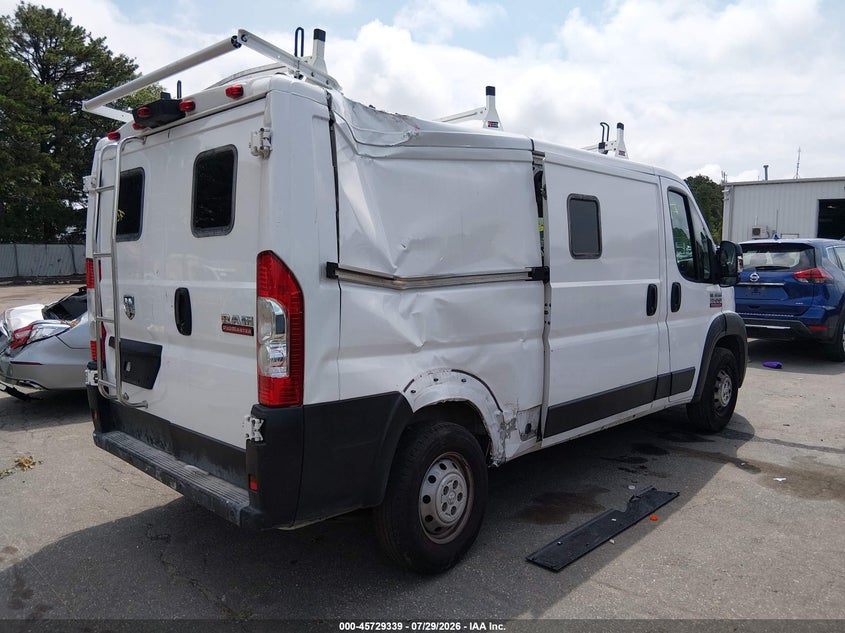 Vin: 3c6lrvag6me520090, lot: 46228038, ram promaster 1500 low roof 136 wb 20214
