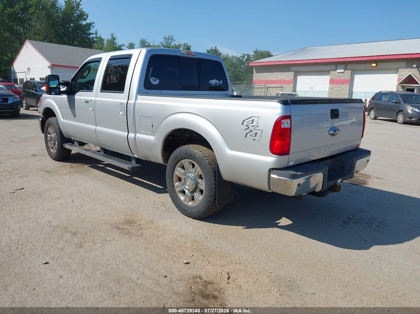 Vin: 1ft7w2b65dea54137, lot: 46228039, ford f-250 lariat 20133
