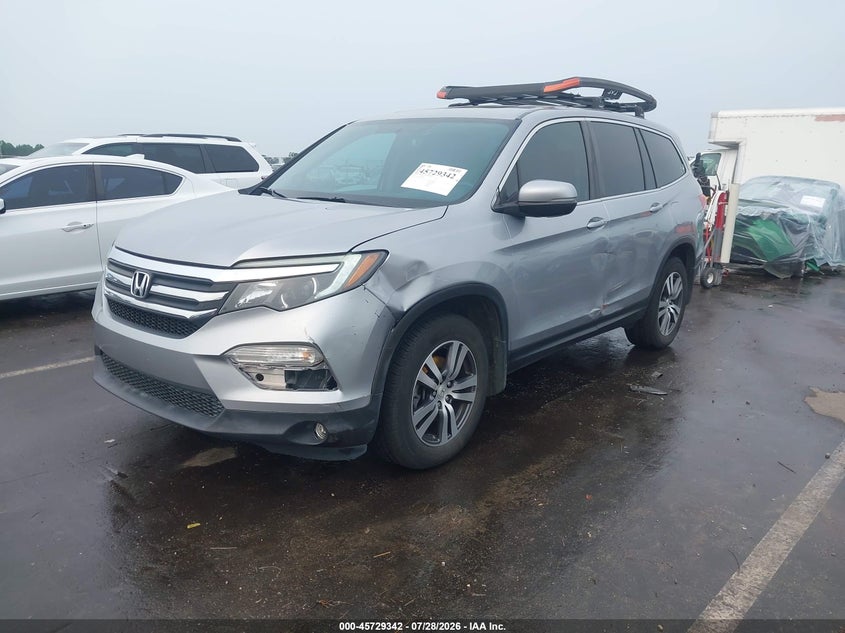 Vin: 5fnyf6h80gb024616, lot: 46228041, honda pilot ex-l 20162