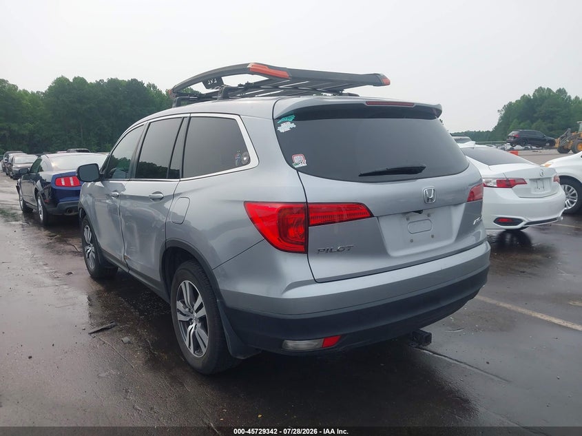 Vin: 5fnyf6h80gb024616, lot: 46228041, honda pilot ex-l 20163