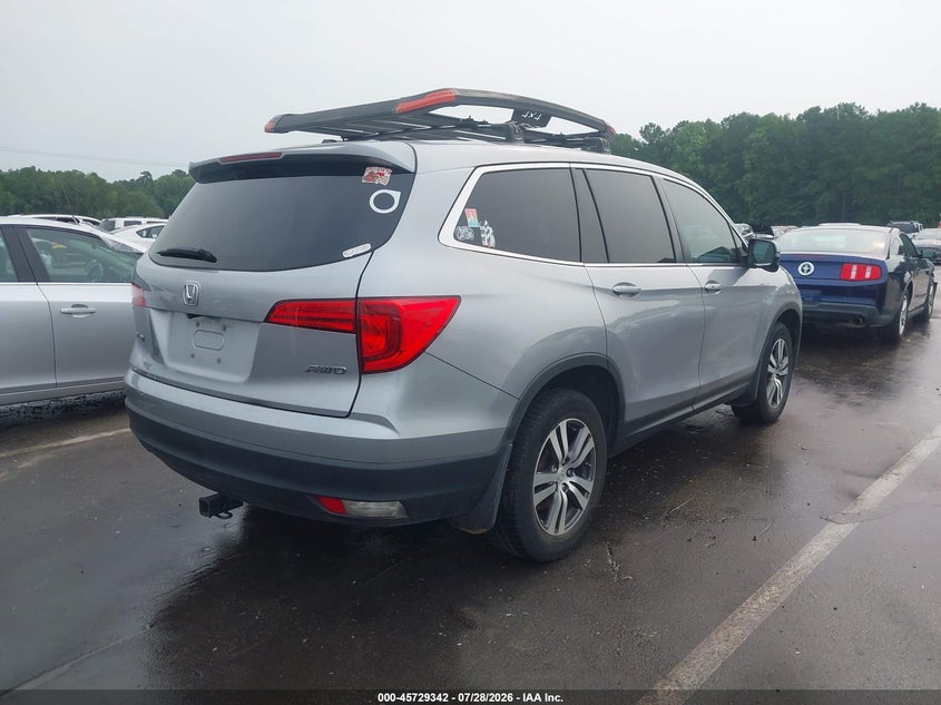 Vin: 5fnyf6h80gb024616, lot: 46228041, honda pilot ex-l 20164