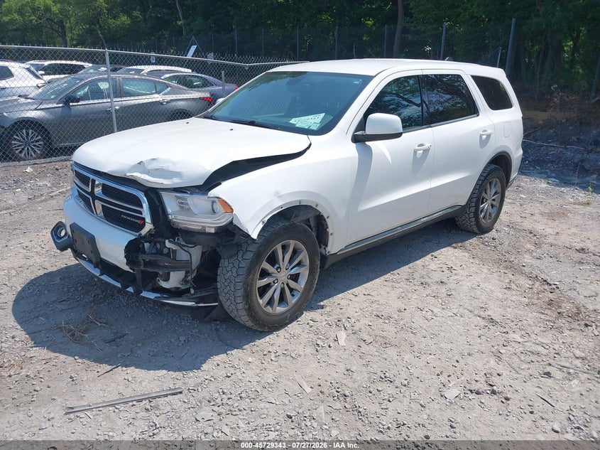 Vin: 1c4rdjag2hc878939, lot: 46228042, dodge durango sxt awd 20172