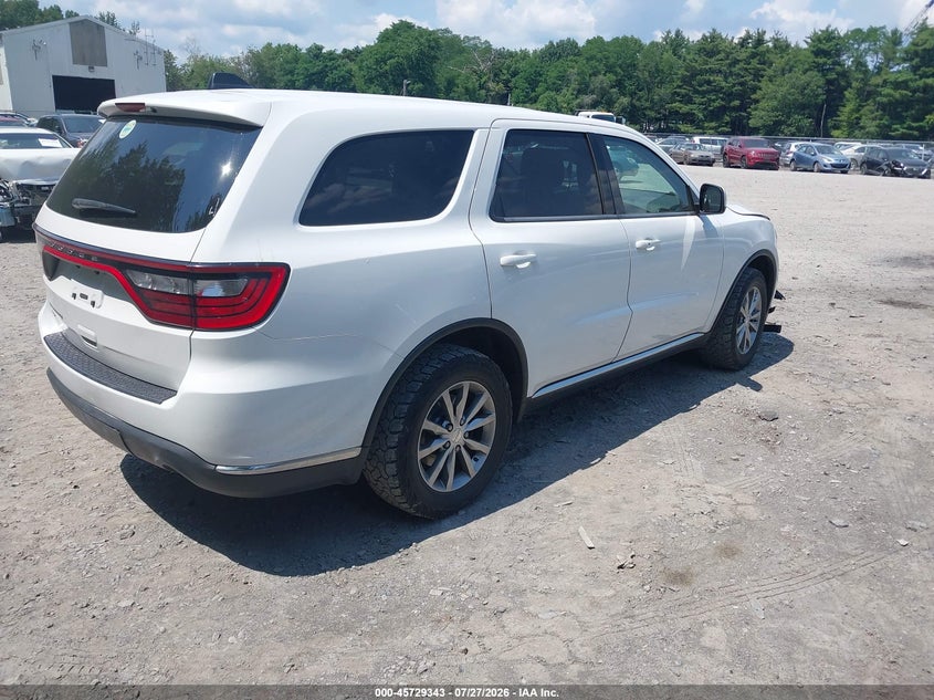 Vin: 1c4rdjag2hc878939, lot: 46228042, dodge durango sxt awd 20174