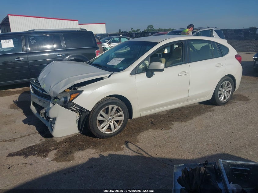 Vin: jf1gpac6xfh324623, lot: 46228055, subaru impreza 2.0i premium 20152