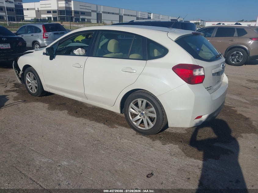 Vin: jf1gpac6xfh324623, lot: 46228055, subaru impreza 2.0i premium 20153