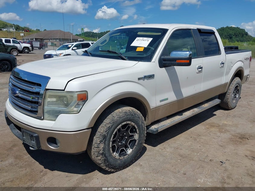 Vin: 1ftfw1et4dkd86546, lot: 46228070, ford f-150 lariat 20132