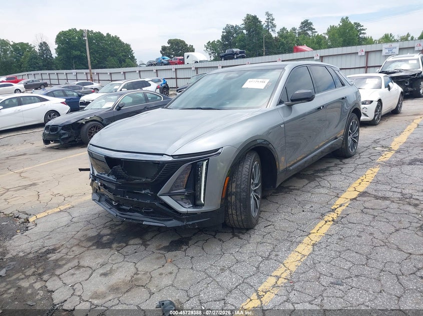 Vin: 1gykptrk9rz107335, lot: 46228087, cadillac lyriq sport w/1sf 20242