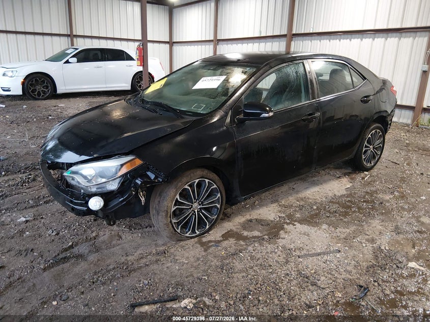 Vin: 2t1burhe1ec117200, lot: 46228095, toyota corolla s plus 20142
