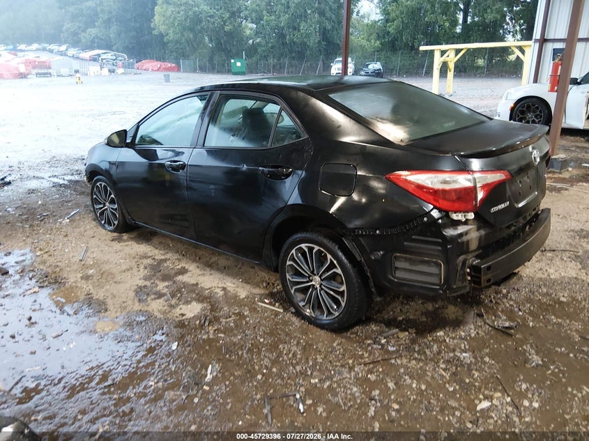 Vin: 2t1burhe1ec117200, lot: 46228095, toyota corolla s plus 20143