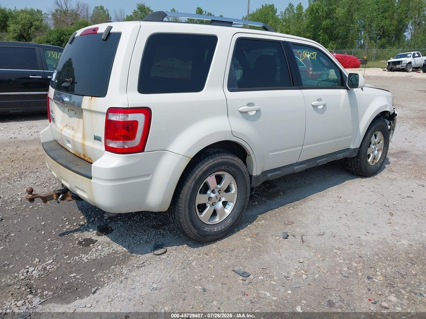 Vin: 1fmcu9eg7ckb70310, lot: 46228106, ford escape limited 20124