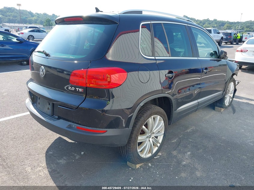 Vin: wvgbv3ax3ew542488, lot: 46228108, volkswagen tiguan sel 20143