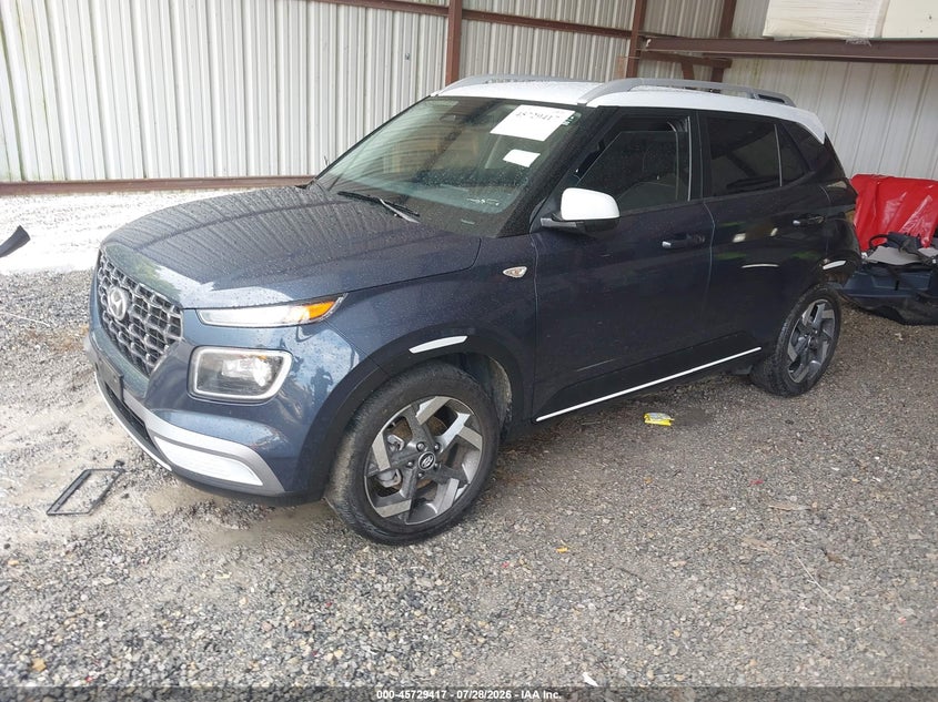 Vin: kmhrc8a38su386664, lot: 46228116, hyundai venue limited 20252