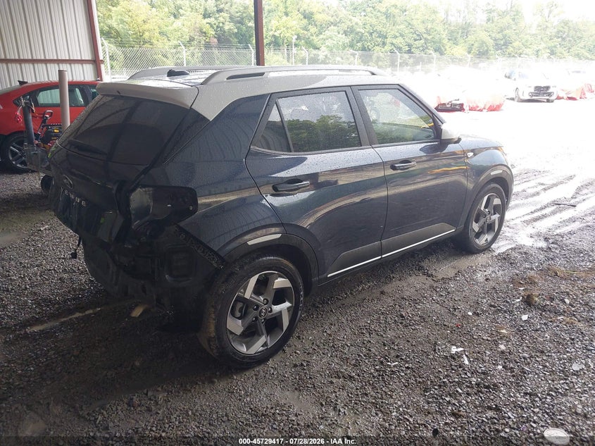 Vin: kmhrc8a38su386664, lot: 46228116, hyundai venue limited 20254