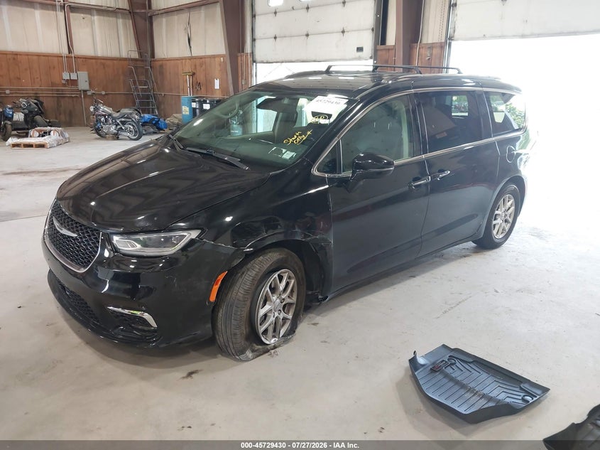 Vin: 2c4rc1bg7mr592944, lot: 46228129, chrysler pacifica touring l 20212