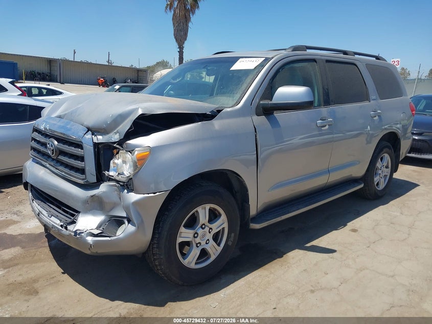 2008 TOYOTA SEQUOIA SPORT UTILITY VEHICLE 5.7L V-8 DOHC, VVT, 381HP