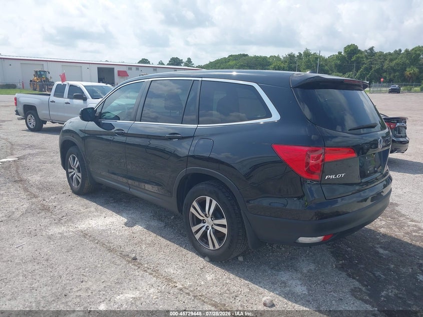 Vin: 5fnyf5h53hb007603, lot: 46228147, honda pilot ex-l 20173
