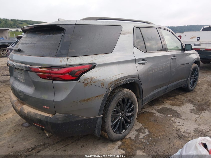 Vin: 1gnevjkw0pj276897, lot: 46228173, chevrolet traverse awd rs 20234