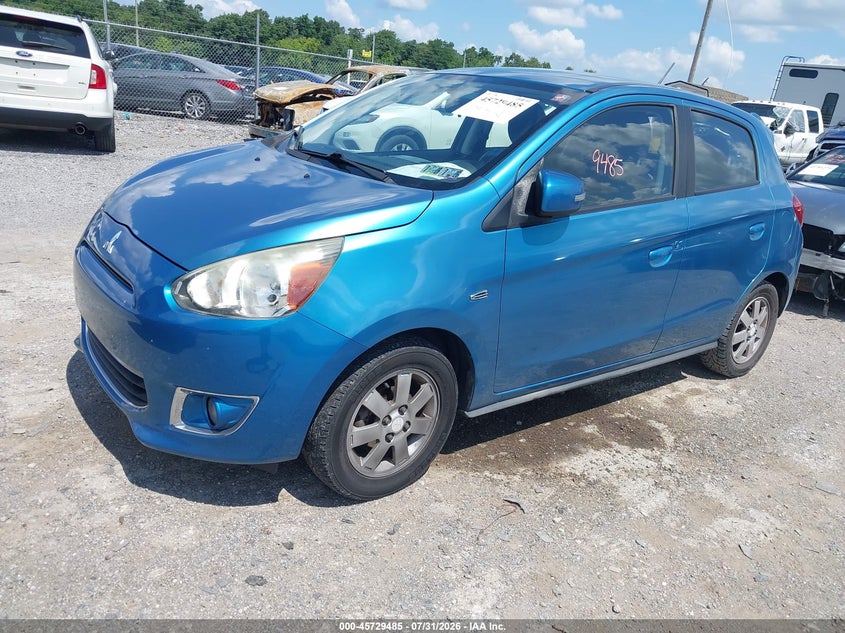 Vin: ml32a4hj5fh033891, lot: 46228184, mitsubishi mirage es/rf 20152