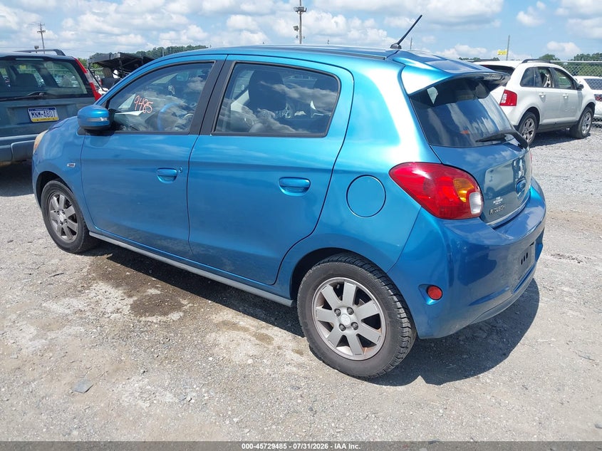 Vin: ml32a4hj5fh033891, lot: 46228184, mitsubishi mirage es/rf 20153