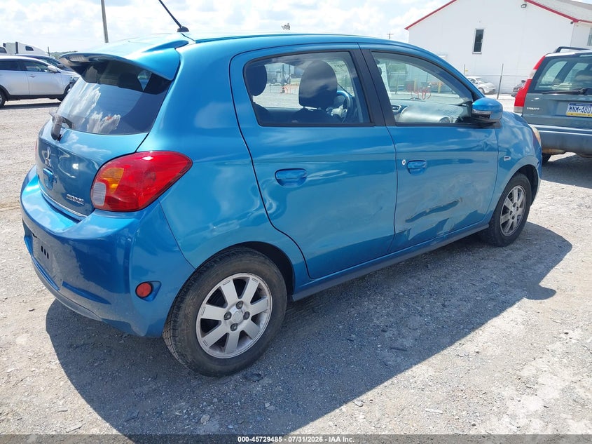 Vin: ml32a4hj5fh033891, lot: 46228184, mitsubishi mirage es/rf 20154