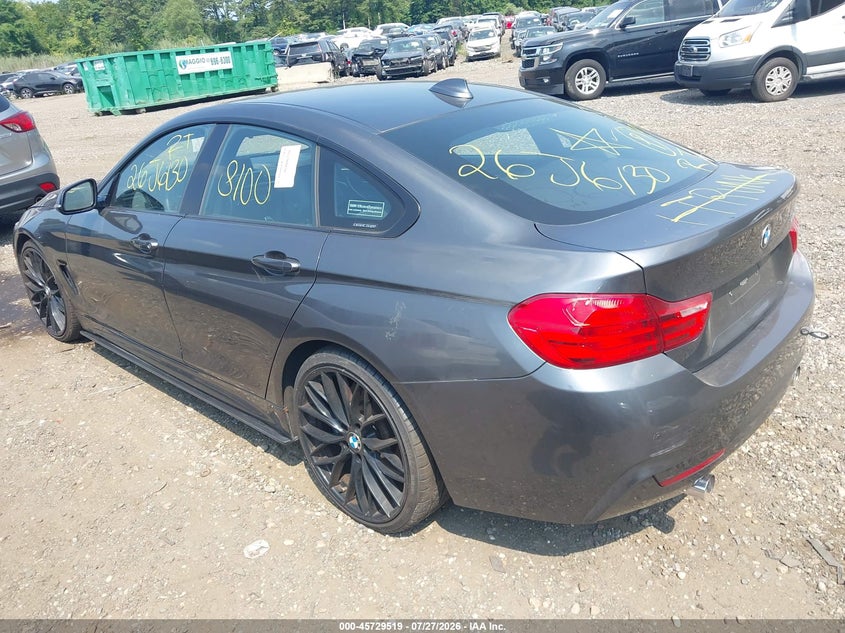 Vin: wba4b1c55fd955528, lot: 46228218, bmw 435i gran coupe 20153